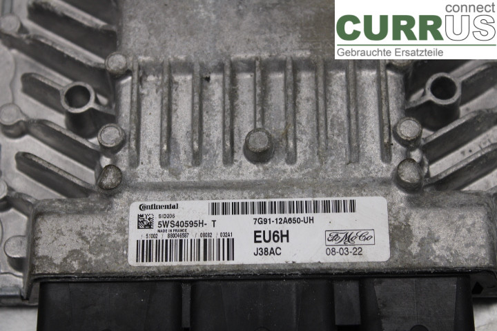 FORD MONDEO     07-15 Engine Control Unit (ECU) 7G9112A650UH 2.0TDCi/QXBA