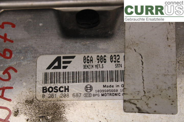 VW SHARAN      01-10 Unité de contrôle moteur (ECU) 06A906032 1.8T/AWC