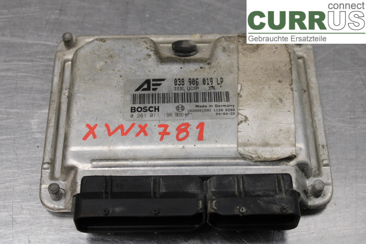 VW SHARAN      01-10 Unité de contrôle moteur (ECU) 038906019LP 1.9TDi/ANU
