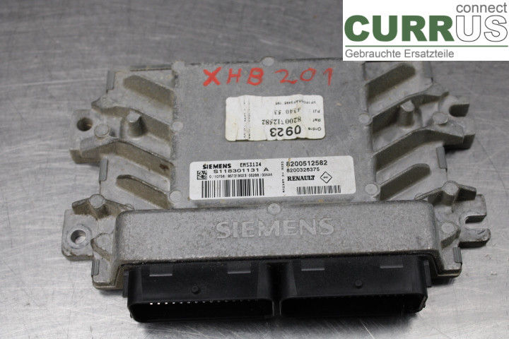 RENAULT KANGOO I  03-08 Motorsteuergerät (ECU) 8200512582 1.6i/K4M752