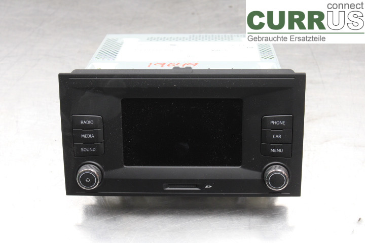 SEAT LEON   13-20 Radio-CD-/Multimedia-Panel 5F0035871B2ZZ 1.2TSi/CYVB