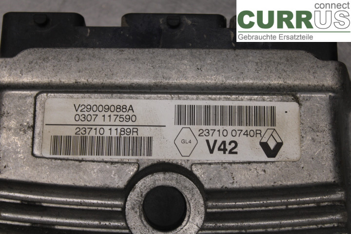 DACIA DUSTER  10-17 Engine Control Unit (ECU) 237100740R 1.6i/K4M606