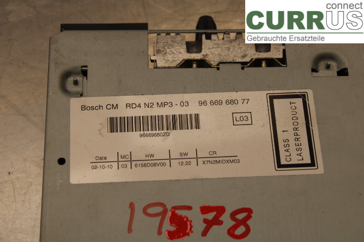 CITROEN C5  08-17 Radio CD / Multimedia panel  1.6HDi/9HR