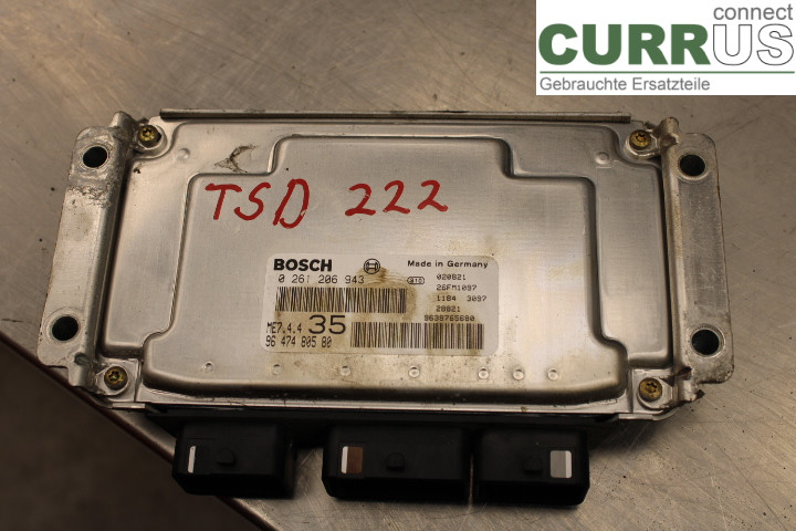 PEUGEOT 307     01-05 Engine Control Unit (ECU)  1.6i/NFU
