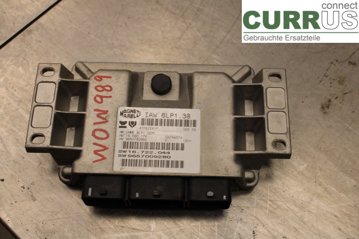PEUGEOT 307     01-05 Engine Control Unit (ECU)  2.0i/RFN