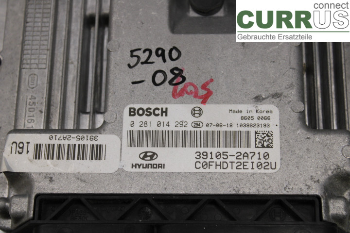 HYUNDAI i30   07-12 Engine Control Unit (ECU) 391052A710 
