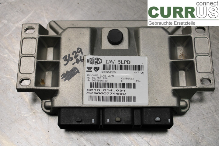 PEUGEOT 307     05-08 Motorstyrningsenhet (ECU) 9660774680 