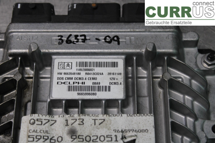 PEUGEOT 407 Unité de contrôle moteur (ECU)  