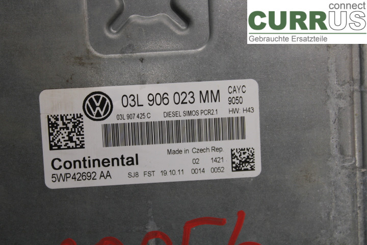 VW GOLF VI     09-13 Sterownik silnika (ECU)  1.6TDi/CAYC