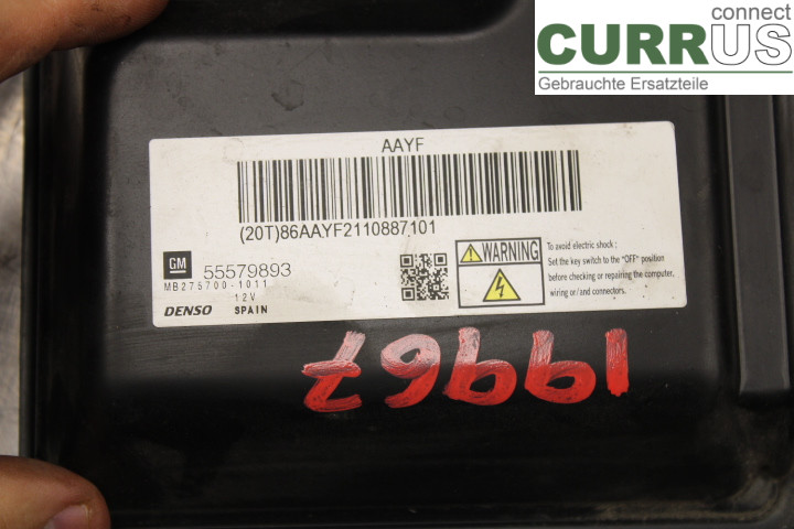 OPEL ASTRA  J    10-15 Engine Control Unit (ECU)  1.7CDTi/A17DTR