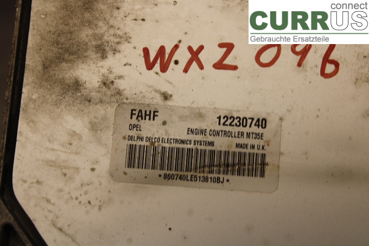 OPEL ASTRA  H    04-12 Engine Control Unit (ECU)  1.6i/Z16XEP