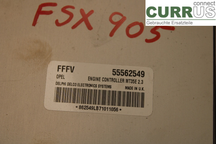 OPEL ASTRA  H    04-12 Engine Control Unit (ECU)  1.6i/Z16XE1