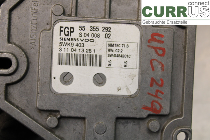 SAAB 9-3 VER 2 Engine Control Unit (ECU)  1.8i/Z18XE