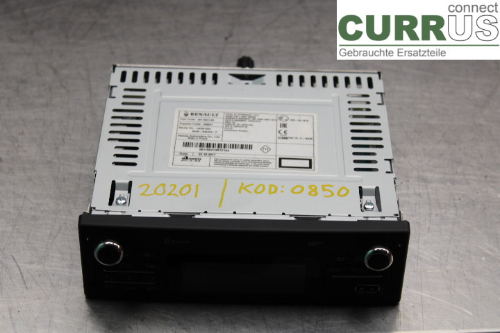 RENAULT KANGOO II  15-21 Radio CD /Multimediapanel  1.5DCi/K9K636
