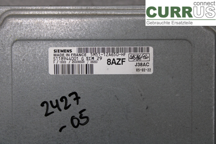FORD FOCUS     04-07 Motorens styreenhed (ECU)  