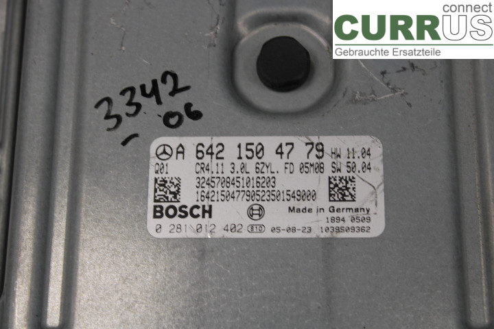 MB E-KLASS (W211)   02-09 Motorens styreenhed (ECU)  