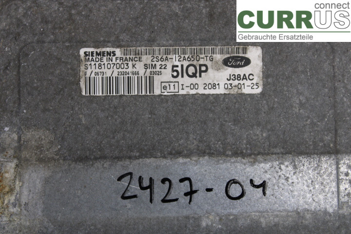 FORD FOCUS     04-07 Motorens styreenhed (ECU)  