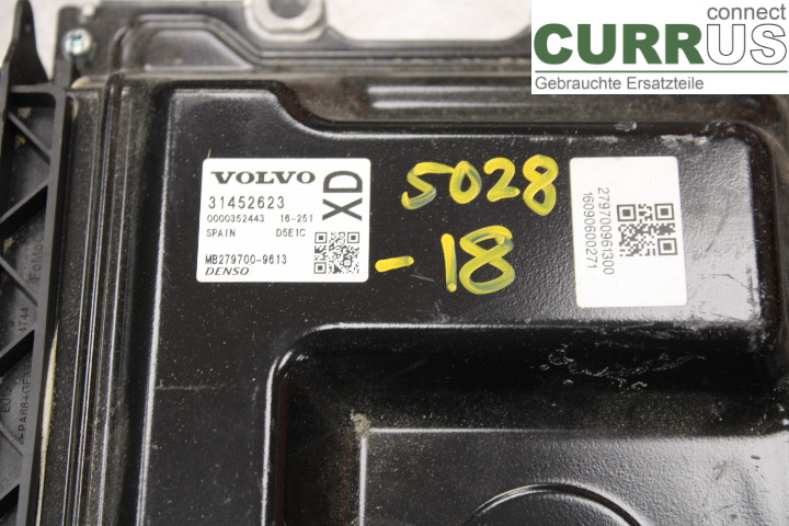 VOLVO V40  12-19 Engine Control Unit (ECU)  