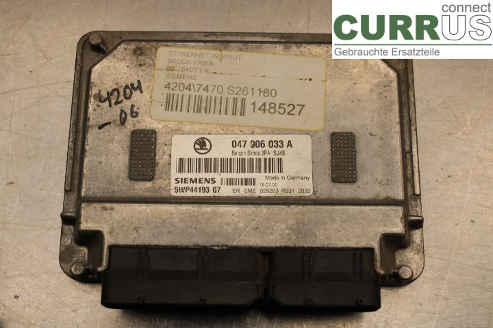 SKODA FABIA    99-07 Engine Control Unit (ECU)  