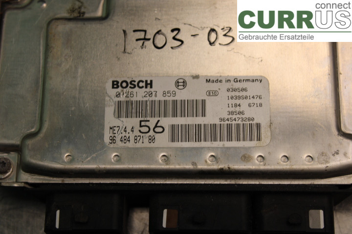 CITROEN BERLINGO  03-07 Engine Control Unit (ECU)  