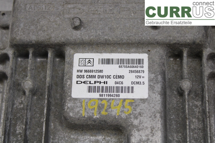 FIAT SCUDO     07-16 Engine Control Unit (ECU)  2.0TDi/AHZ