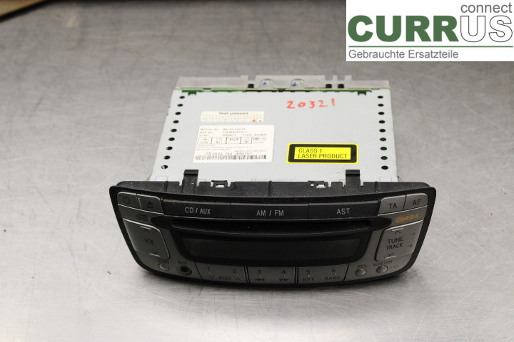 TOYOTA AYGO 06-14 Radio CD / panneau multimédia 1.0i/1KRFE