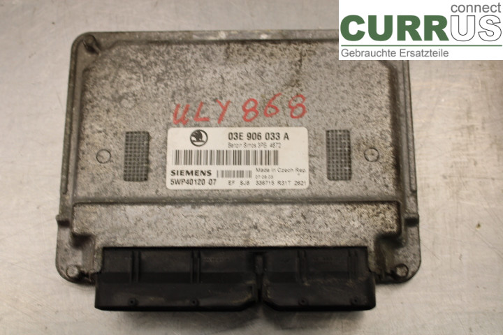 SKODA FABIA    99-07 Engine Control Unit (ECU)  1.2i/AZQ