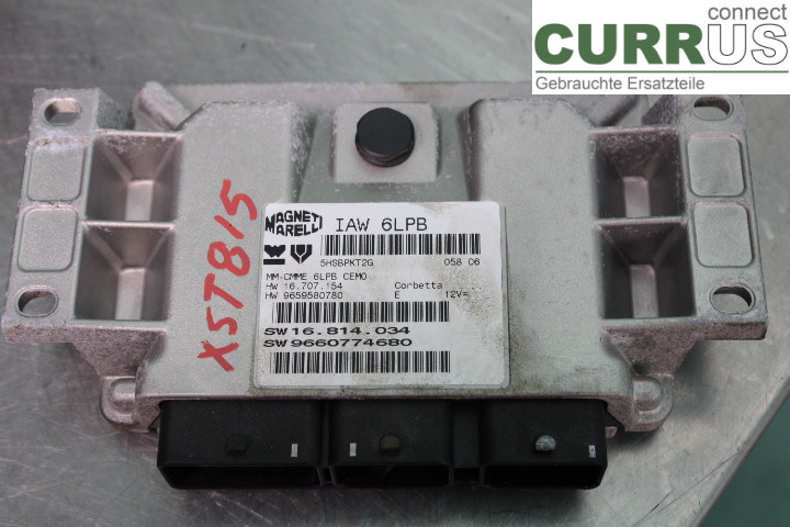 PEUGEOT 307     05-08 Motorens styreenhed (ECU)  2,0i/RFJ