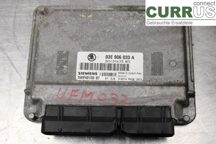 SKODA FABIA    99-07 Engine Control Unit (ECU)  1.2i/AZQ