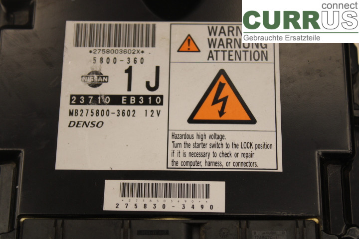 NISSAN NAVARA    05- Motorens styreenhed (ECU)  2.5DCi/YD25DDTI
