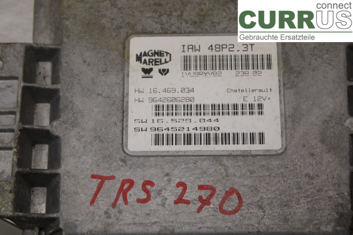 PEUGEOT 206  98-09 Engine Control Unit (ECU)  2,0/RFN