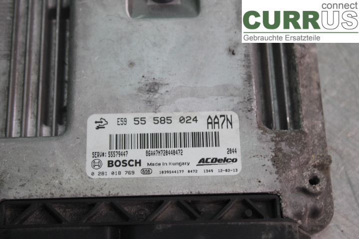 OPEL INSIGNIA  09-16 Engine Control Unit (ECU)  2.0CDTi/A20DTH