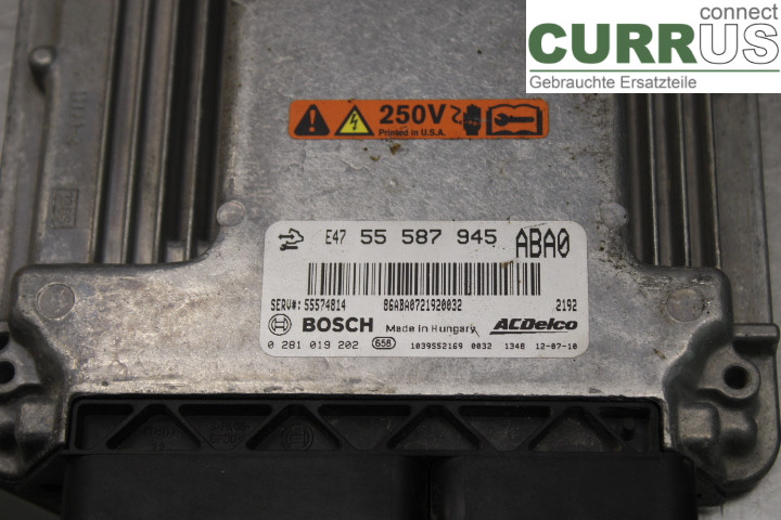 OPEL INSIGNIA  09-16 Motorstyrningsenhet (ECU)  2.0CDTi/A20DTR