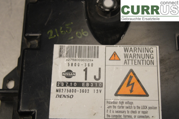NISSAN NAVARA    05- Motorens styreenhed (ECU)  