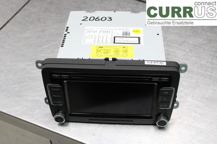 VW TOURAN 10-15 Radio CD /Multimediapanel  1.6TDI / CAYC