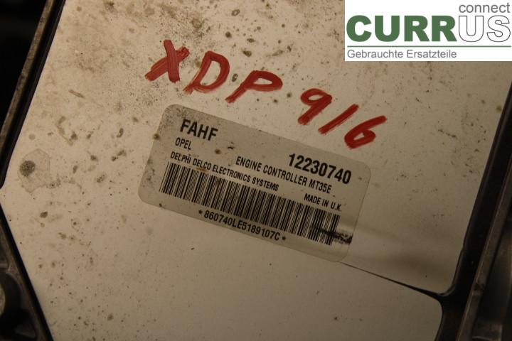 OPEL ASTRA  H    04-12 Engine Control Unit (ECU)  1.6i/Z16XEP