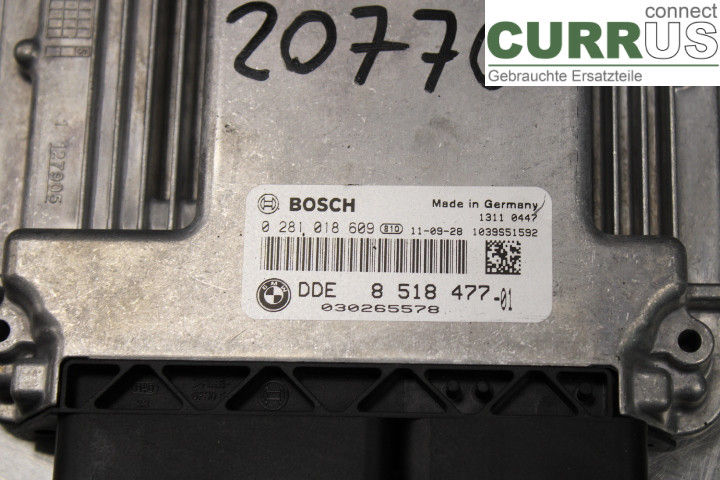 BMW F10/F11/F18 09-17 Engine Control Unit (ECU) 2.0D/N47D20C