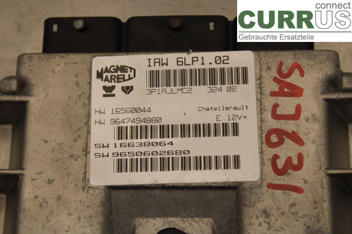 PEUGEOT 307     01-05 Engine Control Unit (ECU)  2.0/RFN