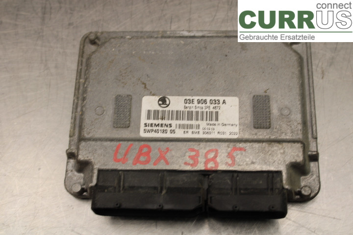 SKODA FABIA    99-07 Engine Control Unit (ECU)  AZQ