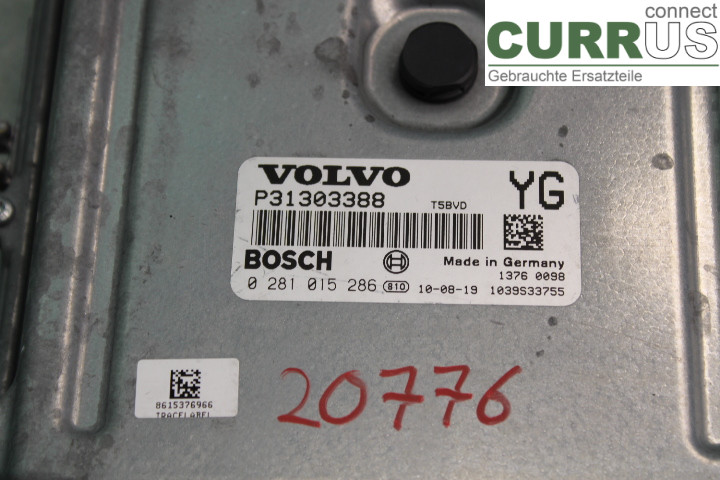 VOLVO XC60  09-13 Engine Control Unit (ECU)  2.0D/D5204T2