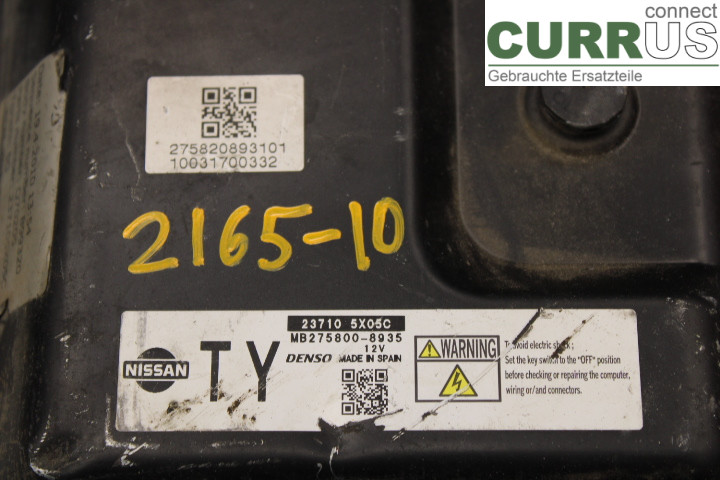 NISSAN NAVARA    05- Motorens styreenhed (ECU)  