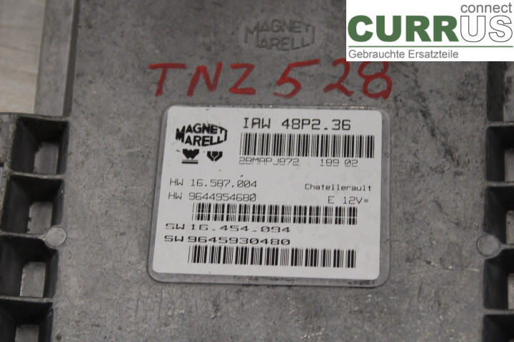 PEUGEOT 307     01-05 Engine Control Unit (ECU)  2.0/RFN