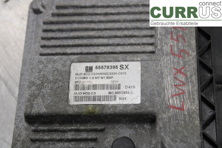 OPEL COMBO C  02- Motorsteuergerät (ECU)  1.3CDTi/Z13DTJ