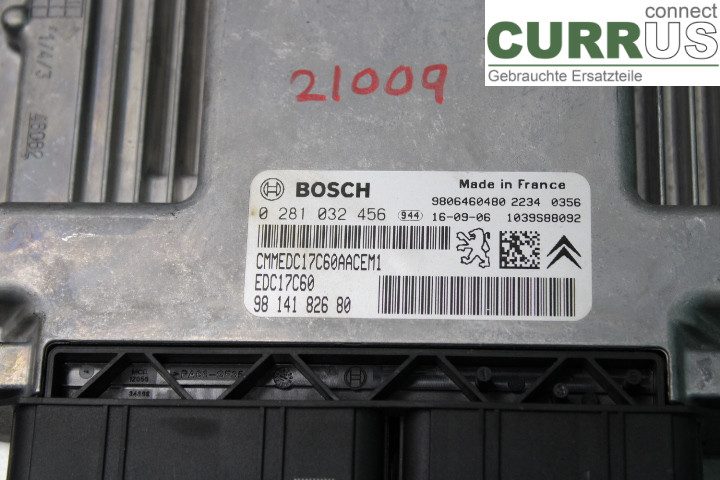 PEUGEOT 508  11-18 Engine Control Unit (ECU)  1.6/BHZ