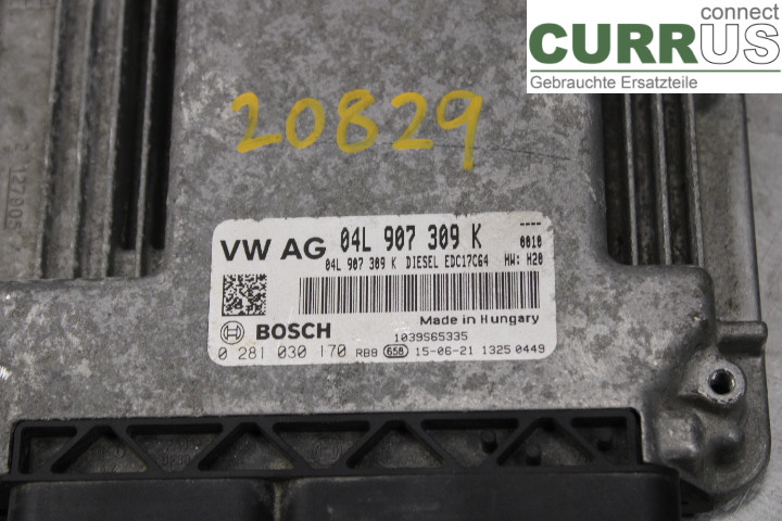 SKODA YETI Motorsteuergerät (ECU)  2.0TDi/CUUA