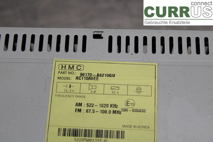 HYUNDAI i30   13-16 Radio CD / Multimedia panel  1.6CRDi/D4FB