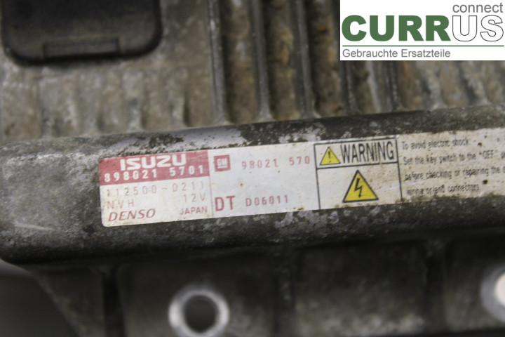 OPEL COMBO C  02- Motorsteuergerät (ECU)  1.7-16V/Z17DTH