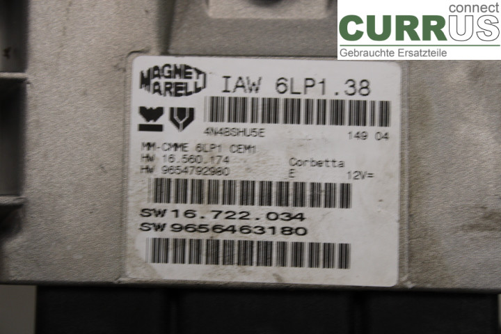 PEUGEOT 307     01-05 Engine Control Unit (ECU)  