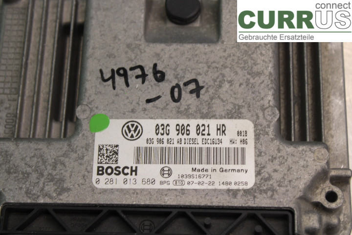VW CADDY      04-10 Unité de contrôle moteur (ECU)  