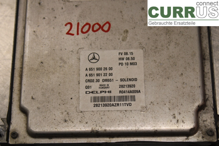 MB SPRINTER (W906) 06-18 Motorsteuergerät (ECU)  2.2CDi/OM651957